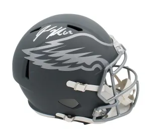 Jason Kelce Signed Philadelphia Eagles Speed Full Size Slate NFL Helmet