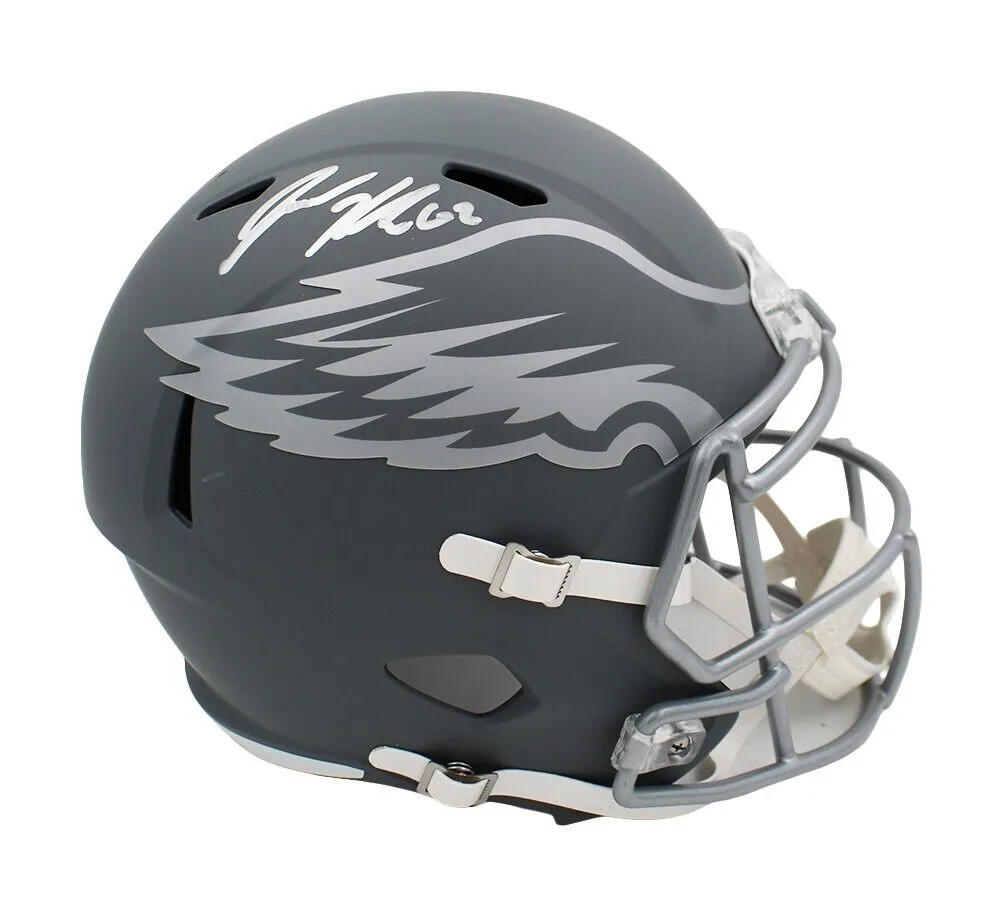 Jason Kelce Signed Philadelphia Eagles Speed Full Size Slate NFL Helmet