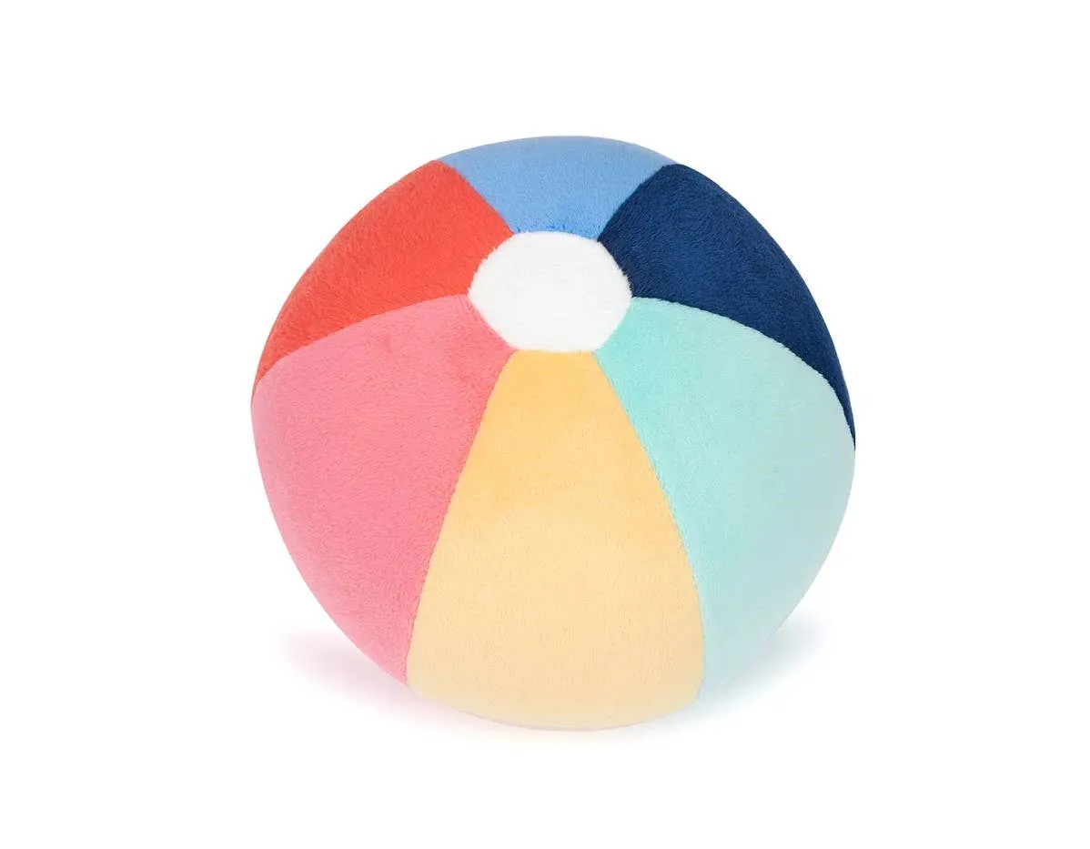 Jax & Bones Beach Ball Plush Dog Toy Small 3"