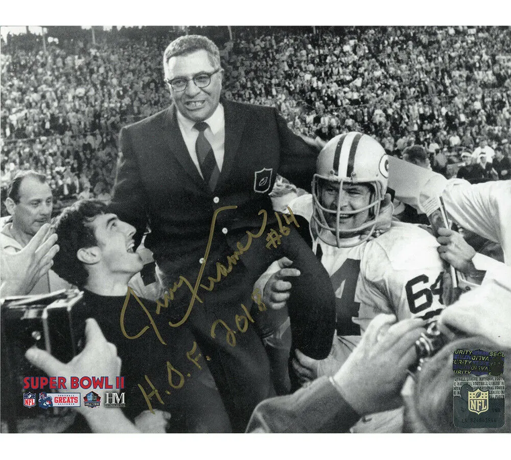 Jerry Kramer Signed Green Bay Packers Unframed 8x10 Photo - HOF 2018 Insc