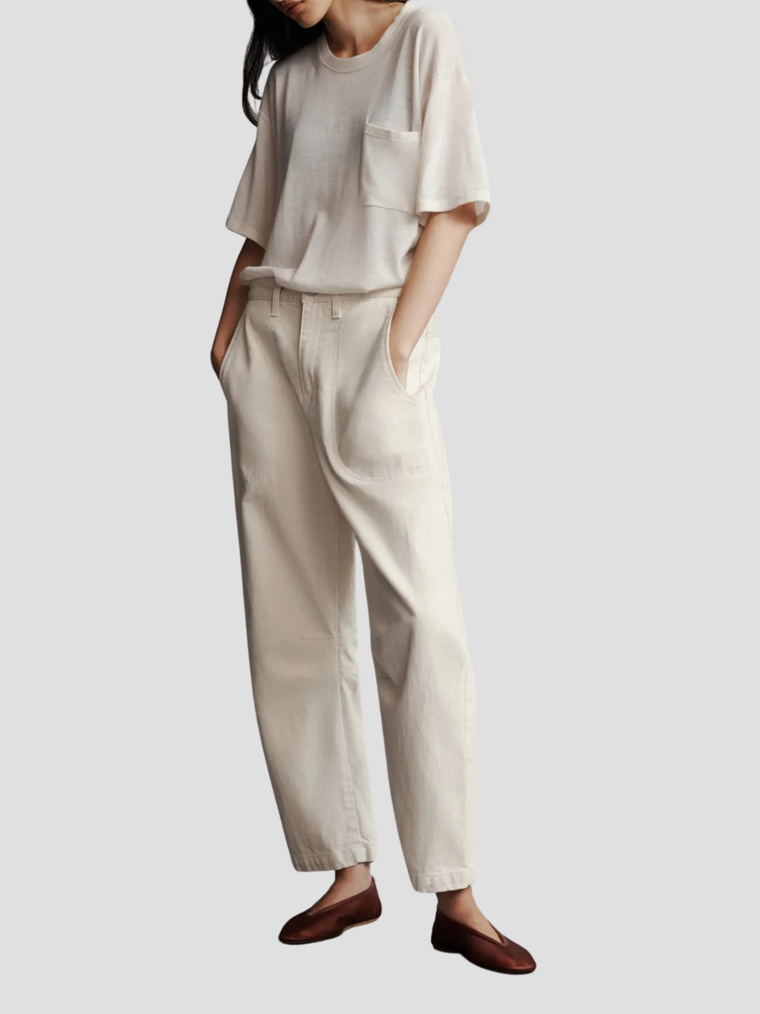 Jetties Beach Pant in Natural