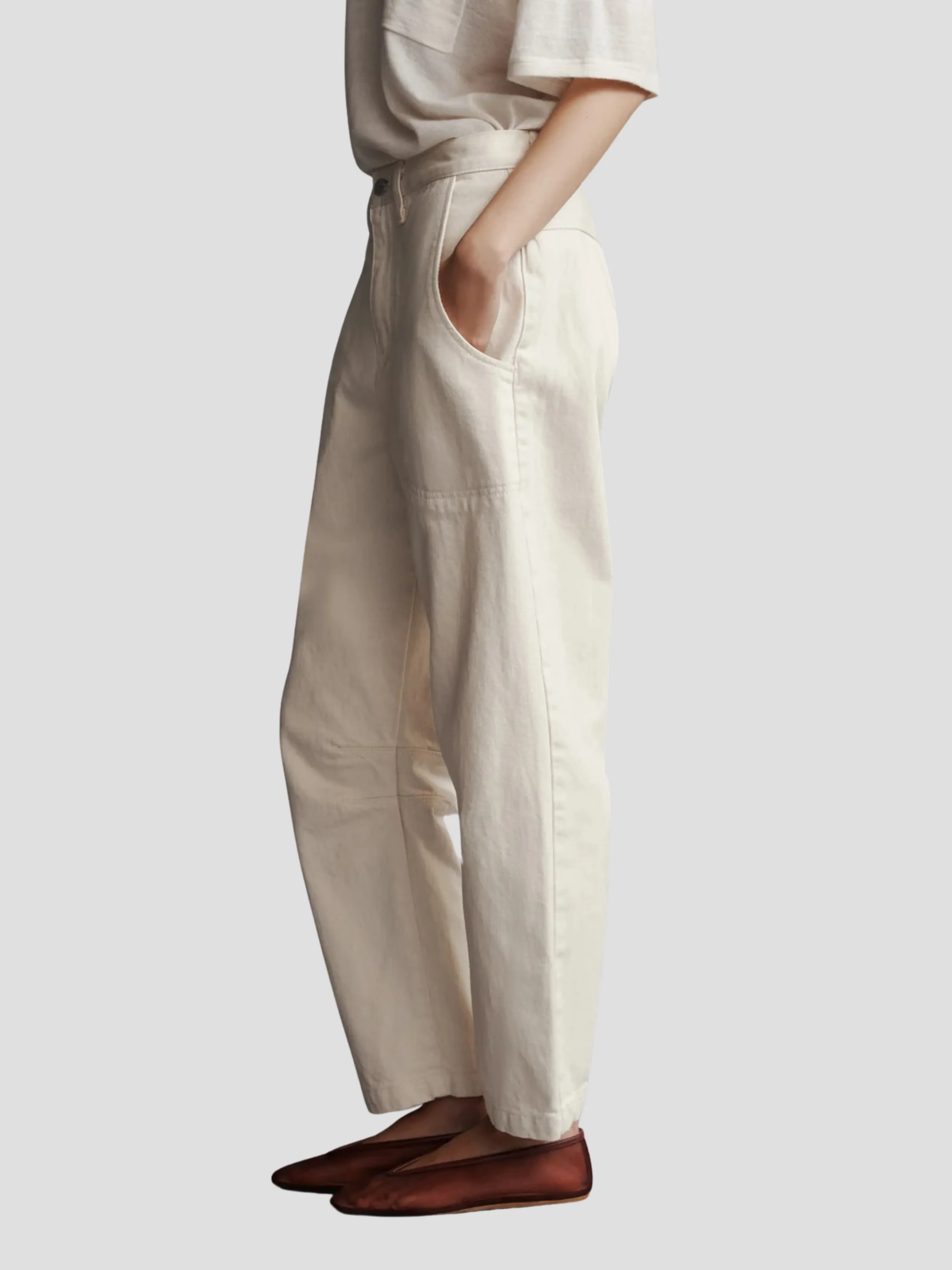 Jetties Beach Pant in Natural