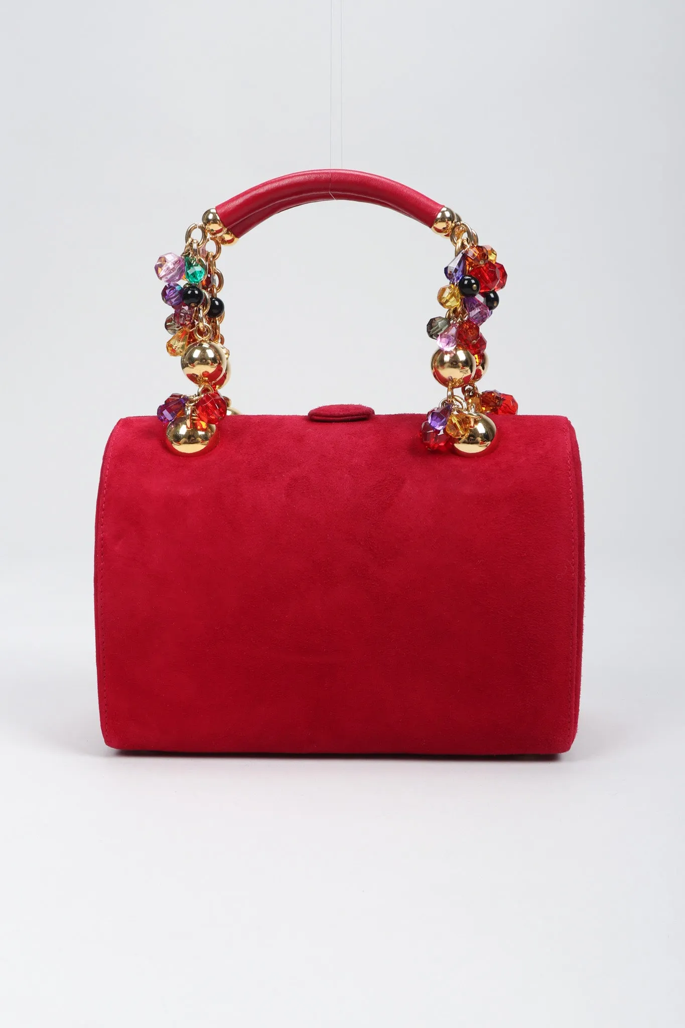 Jeweled Handle Handbag