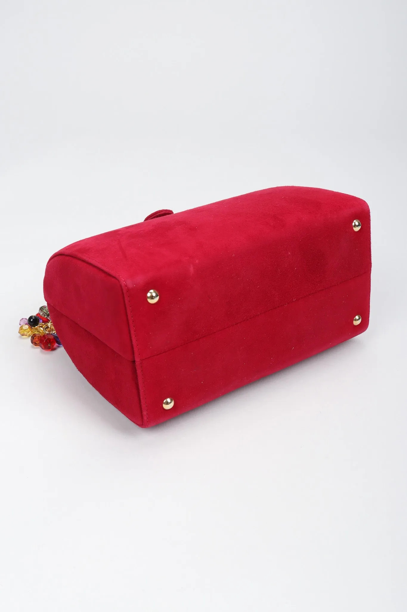 Jeweled Handle Handbag