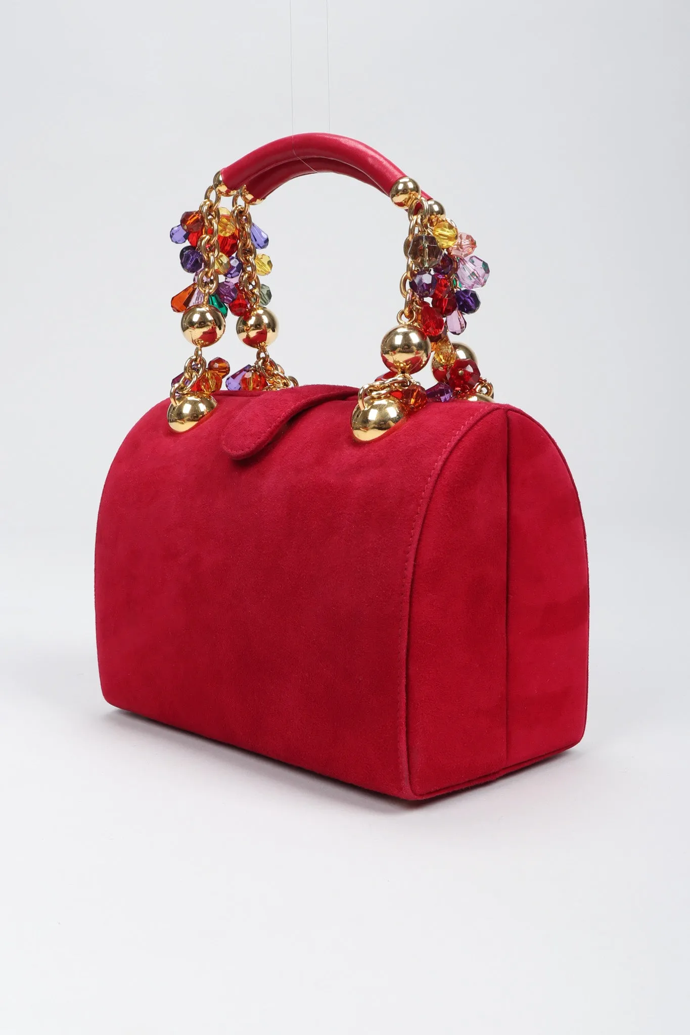 Jeweled Handle Handbag