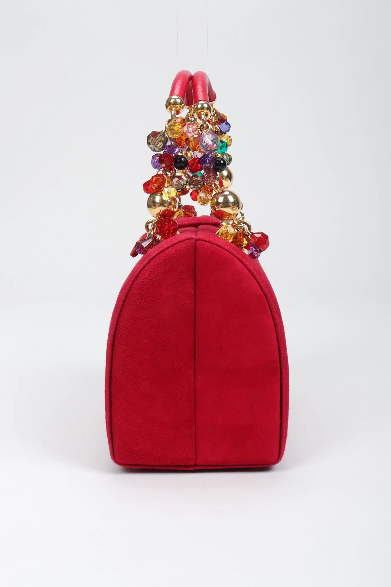 Jeweled Handle Handbag
