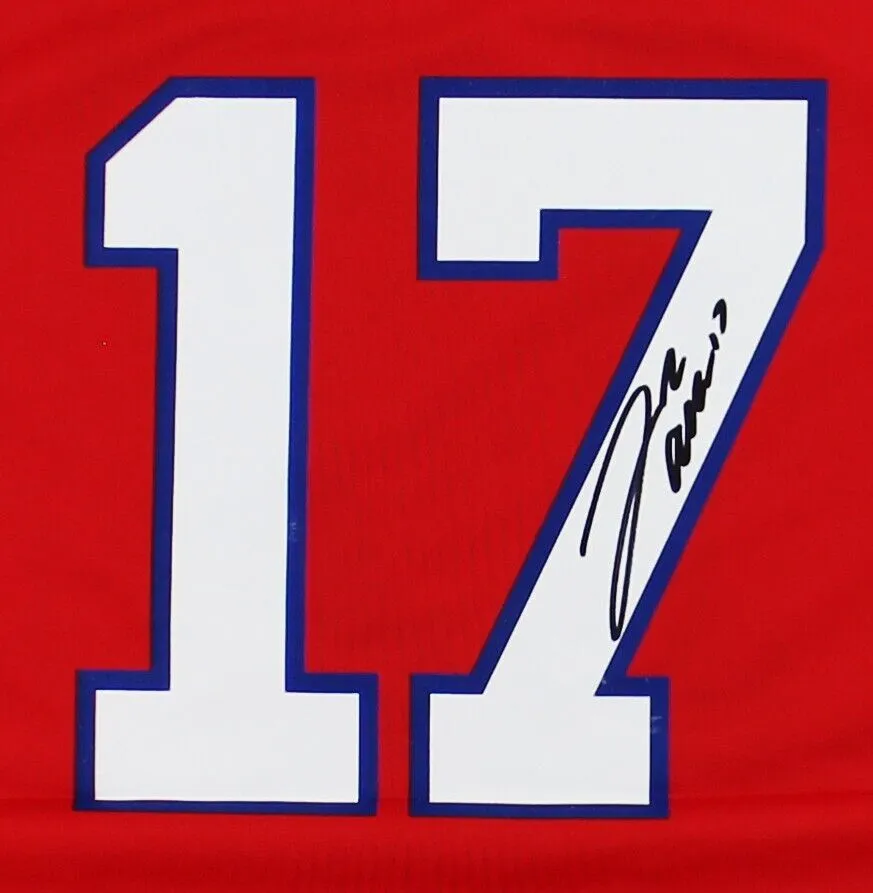 Josh Allen Signed Buffalo Bills Nike Game Red Jersey