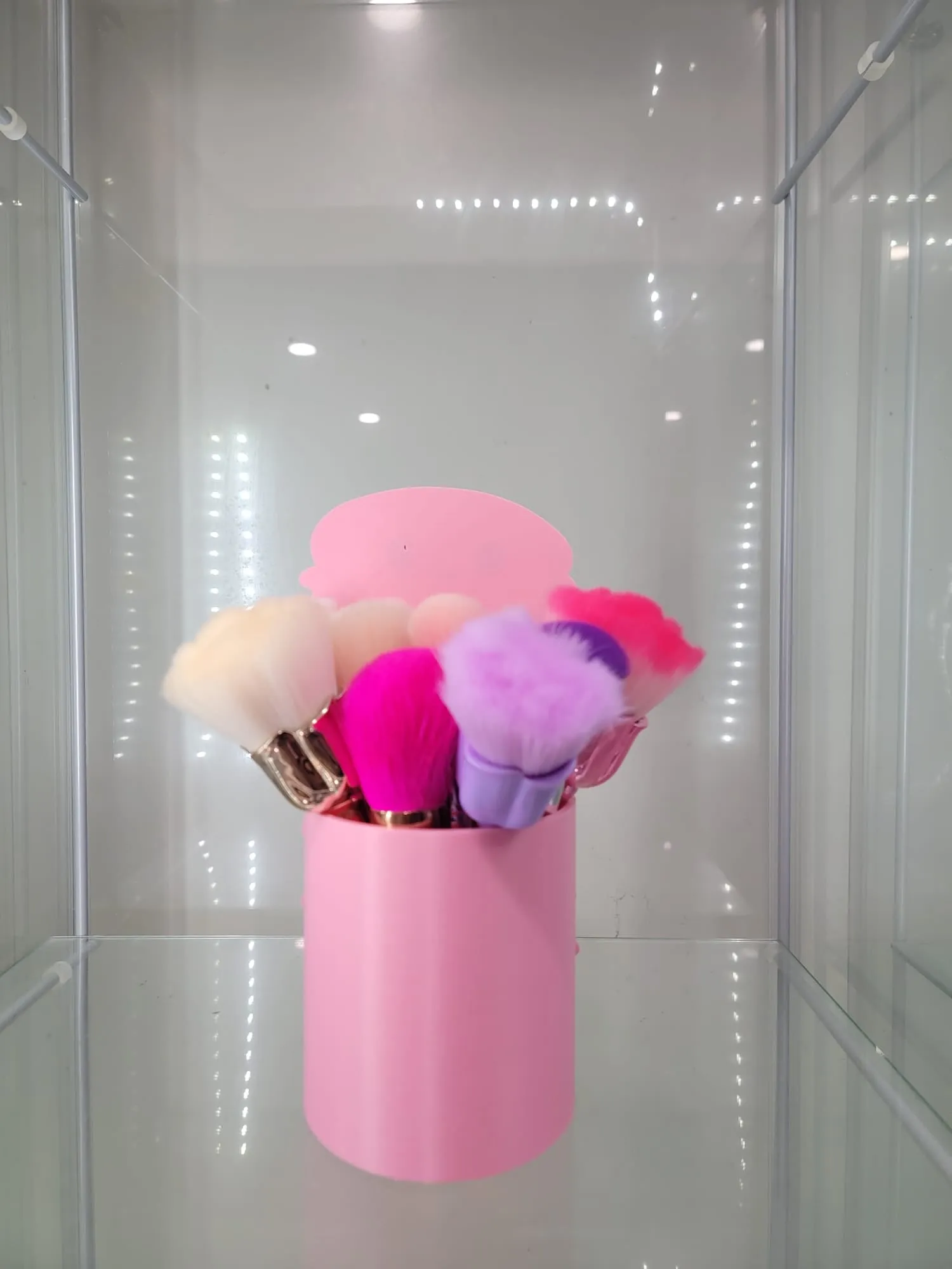 Kawaii Macaron Stack Vanity & Home Decor Makeup Organizer Brush Holder