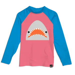 Kawaii Shark Swim UV Rashguard