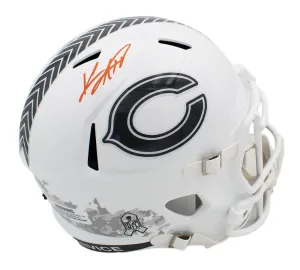 Keenan Allen Signed Chicago Bears Speed Full Size STS 3 NFL Helmet
