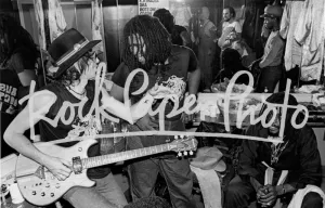 Keith Richards, Robbie Shakespeare and Peter Tosh by Lisa Tanner