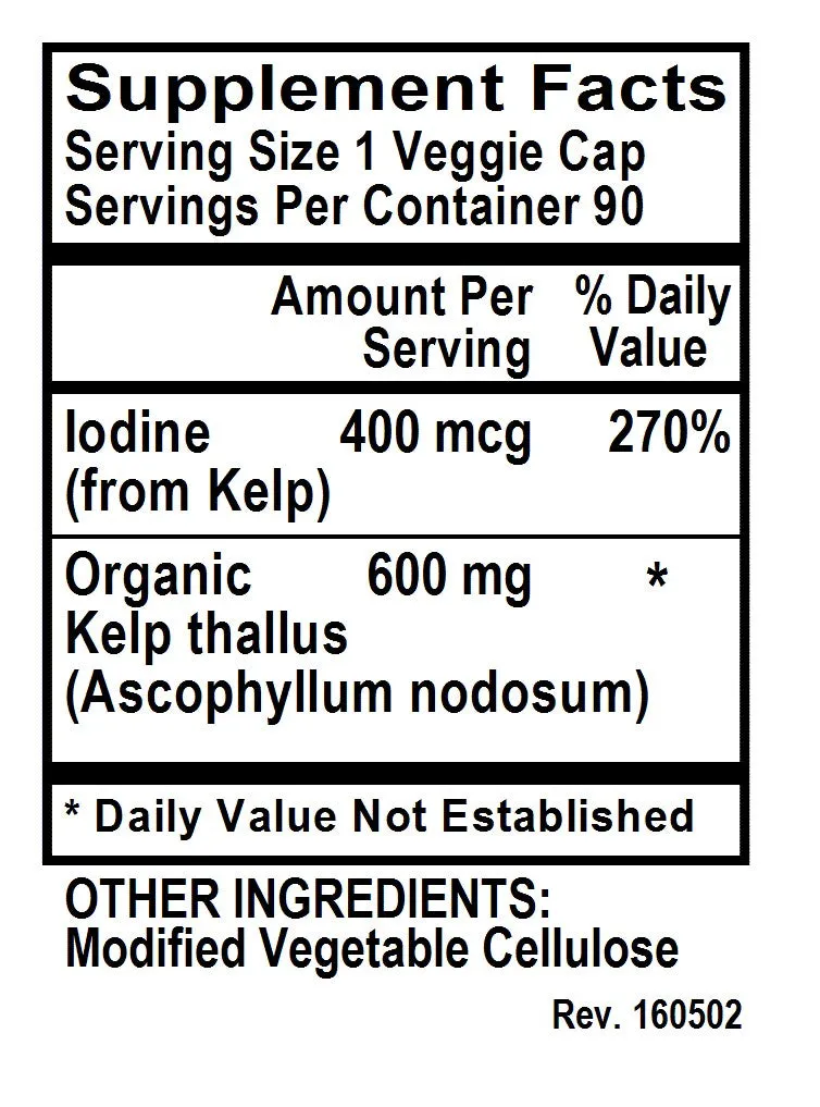 Kelp, 90 vcap