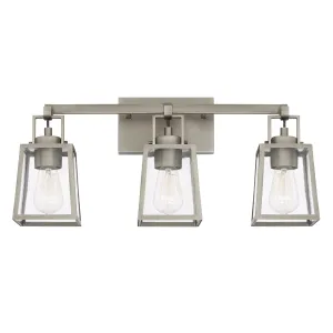 Kenner 3 Light Vanity- Antique Nickel