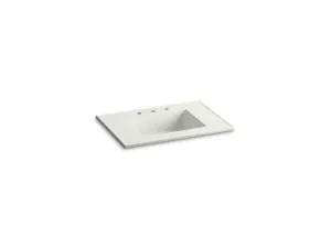 KOHLER K-2779-8 Ceramic/Impressions 31" Vitreous china vanity top with integrated rectangular sink