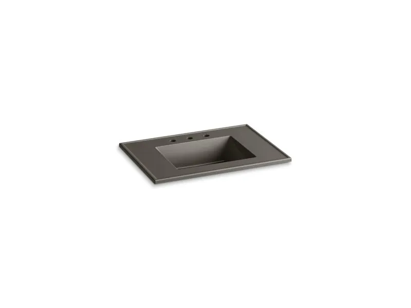 KOHLER K-2779-8 Ceramic/Impressions 31" Vitreous china vanity top with integrated rectangular sink