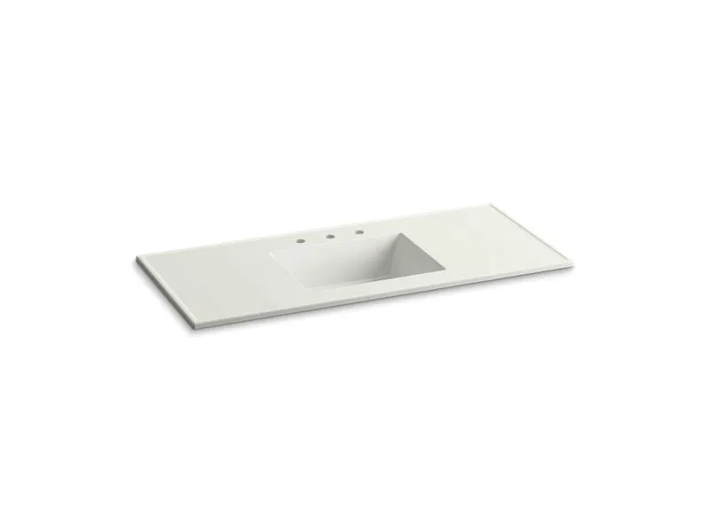 KOHLER K-2783-8 Ceramic/Impressions 49" Vitreous china vanity top with integrated rectangular sink