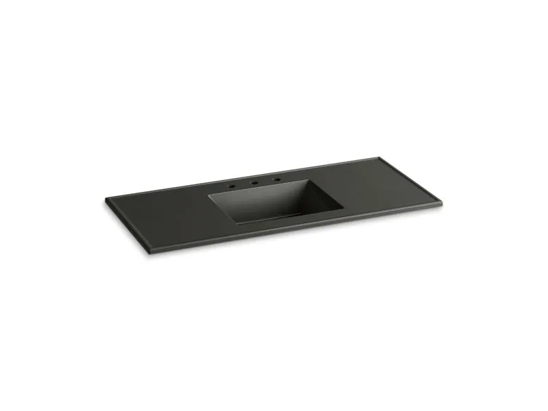 KOHLER K-2783-8 Ceramic/Impressions 49" Vitreous china vanity top with integrated rectangular sink