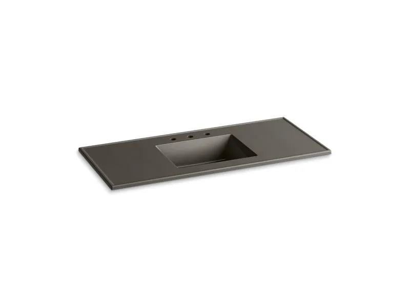 KOHLER K-2783-8 Ceramic/Impressions 49" Vitreous china vanity top with integrated rectangular sink