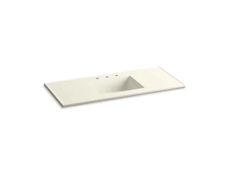 KOHLER K-2783-8 Ceramic/Impressions 49" Vitreous china vanity top with integrated rectangular sink