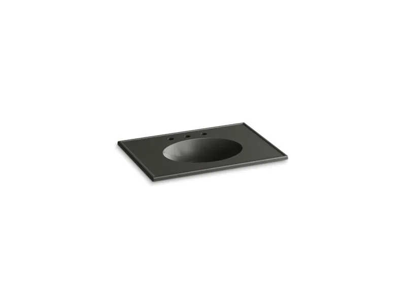 KOHLER K-2796-8 Ceramic/Impressions 31" Vitreous china vanity top with integrated oval sink