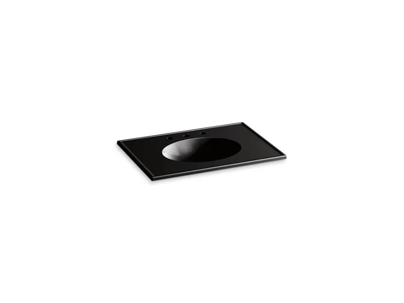 KOHLER K-2796-8 Ceramic/Impressions 31" Vitreous china vanity top with integrated oval sink