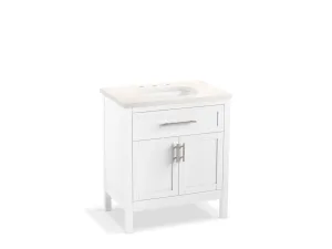 KOHLER K-39604-ASB Hadron 30" bathroom vanity cabinet with sink and quartz top
