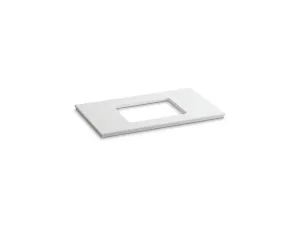KOHLER K-5457 Solid/Expressions 37" vanity top with single Verticyl rectangular cutout