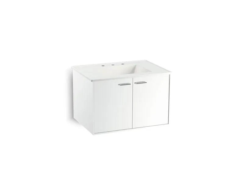 KOHLER K-99540-1WA Jute 30" wall-hung bathroom vanity cabinet with 2 doors