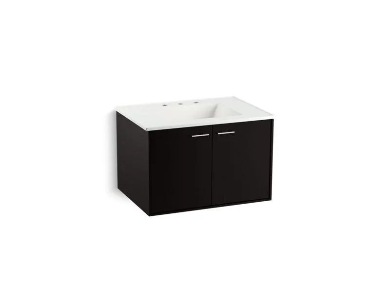 KOHLER K-99540-1WA Jute 30" wall-hung bathroom vanity cabinet with 2 doors