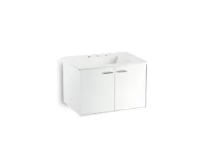 KOHLER K-99540-1WA Jute 30" wall-hung bathroom vanity cabinet with 2 doors
