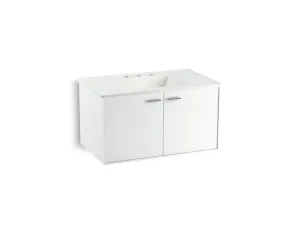KOHLER K-99542-1WA Jute 36" wall-hung bathroom vanity cabinet with 2 doors