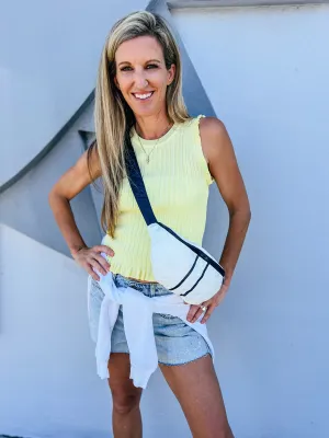 Kona Cove Beach Bum Bag - Black & White