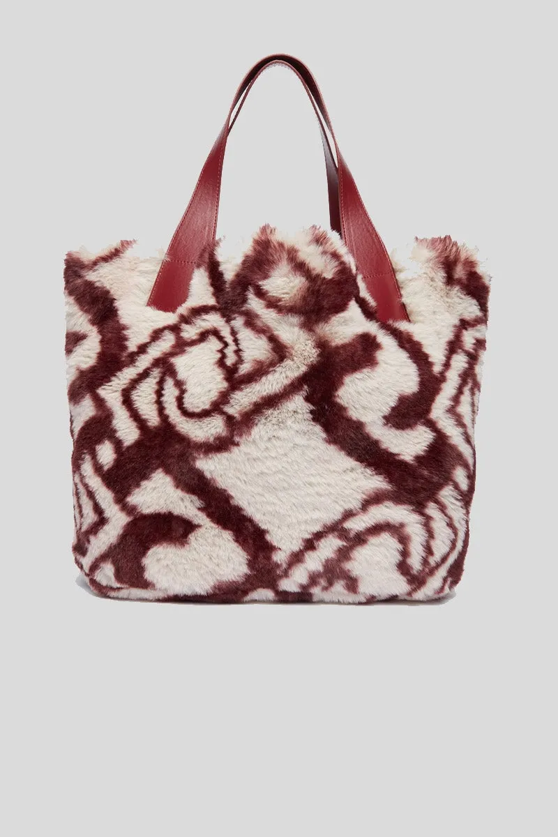 L Tote - Ruby Wine