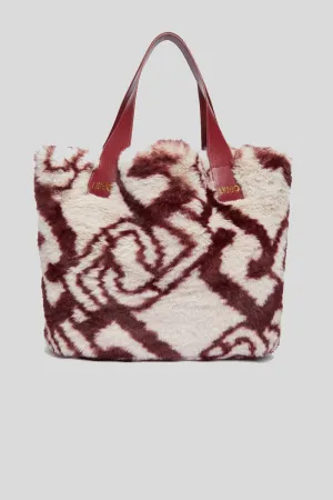 L Tote - Ruby Wine