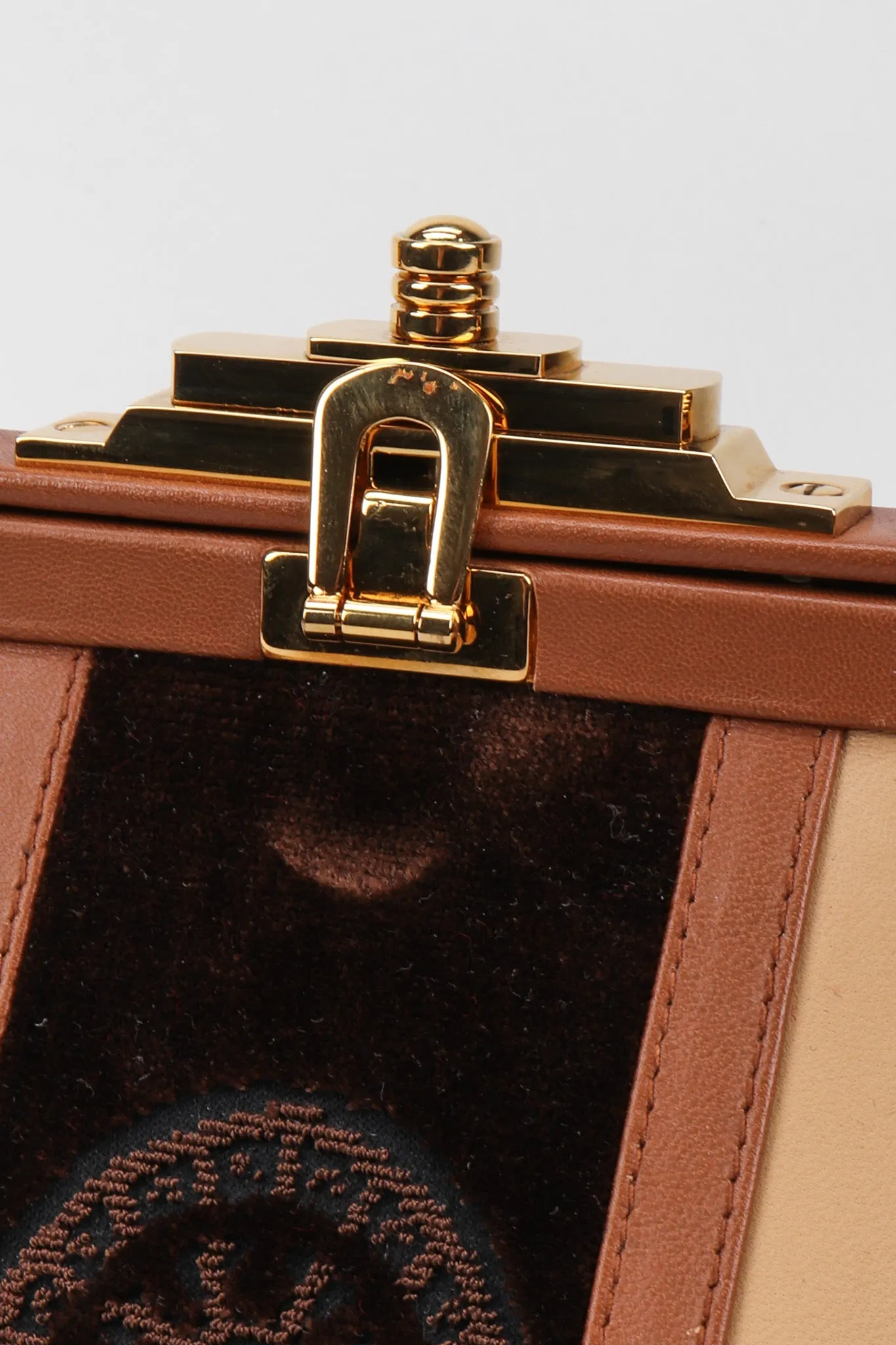 Leather & Velvet Mini Bagonghi Bag