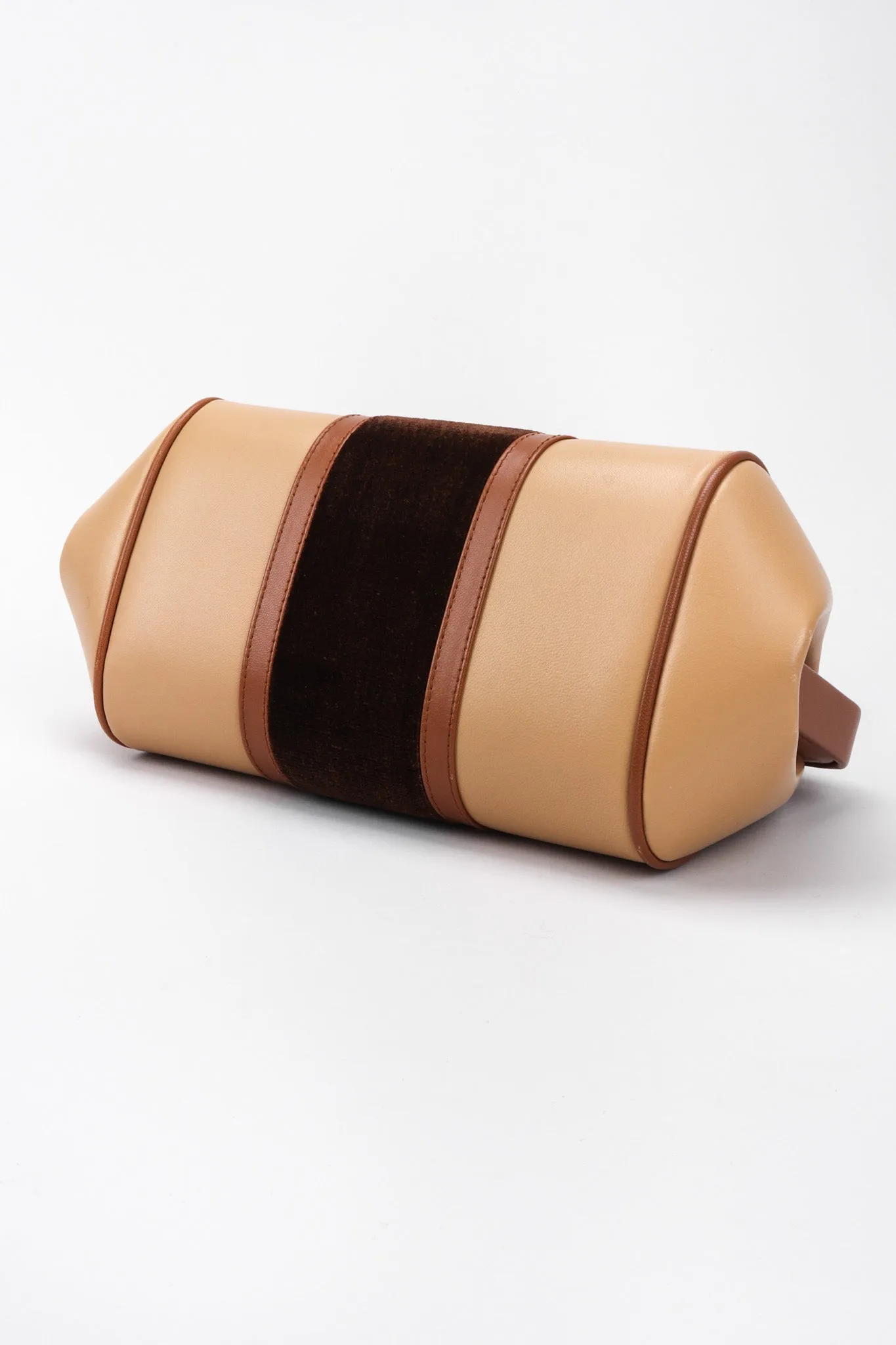 Leather & Velvet Mini Bagonghi Bag