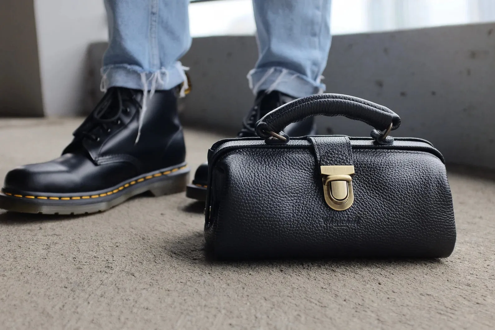 LEATHER DOCTOR BAG - MINI
