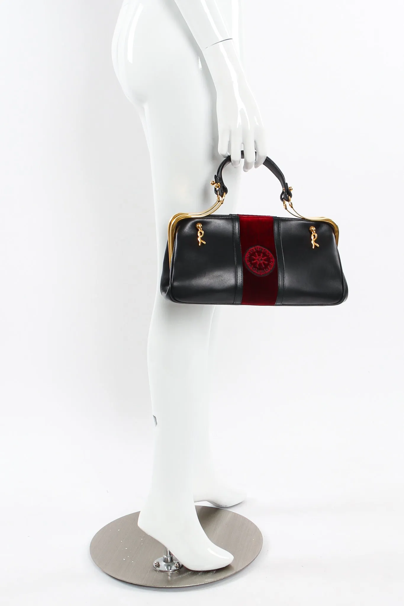 Leather Velvet Mini Doctor Bag