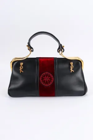 Leather Velvet Mini Doctor Bag