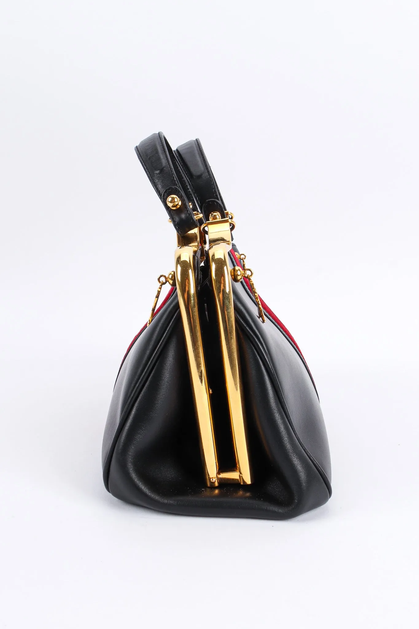 Leather Velvet Mini Doctor Bag