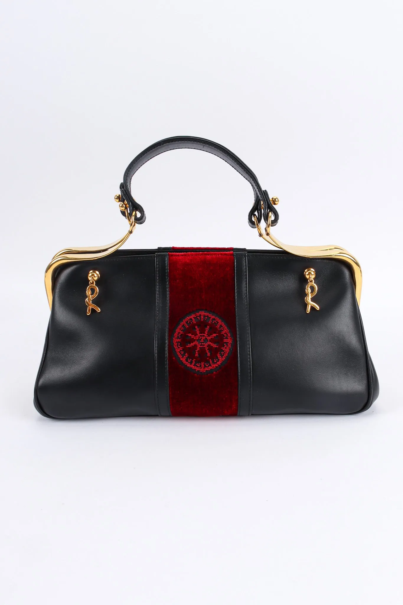 Leather Velvet Mini Doctor Bag