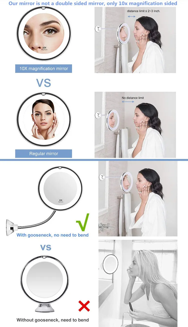 LED PRO MAKEUP MIRROR - 🔥50% OFF- Today Only🔥