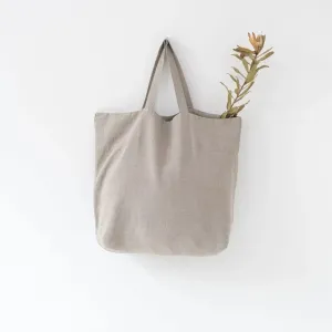 Library Linen Tote - Natural