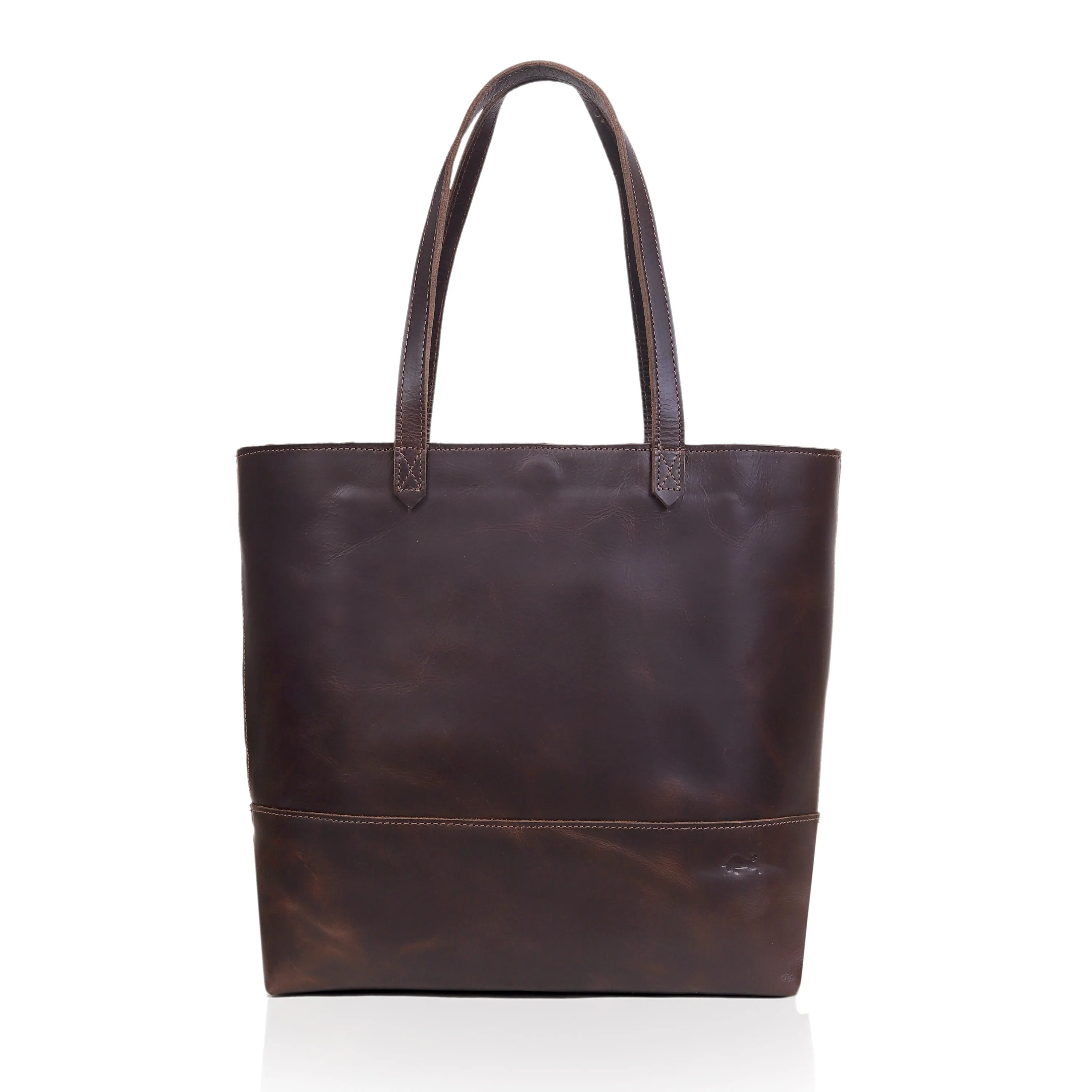 Lila Buffalo Leather Tote Bag