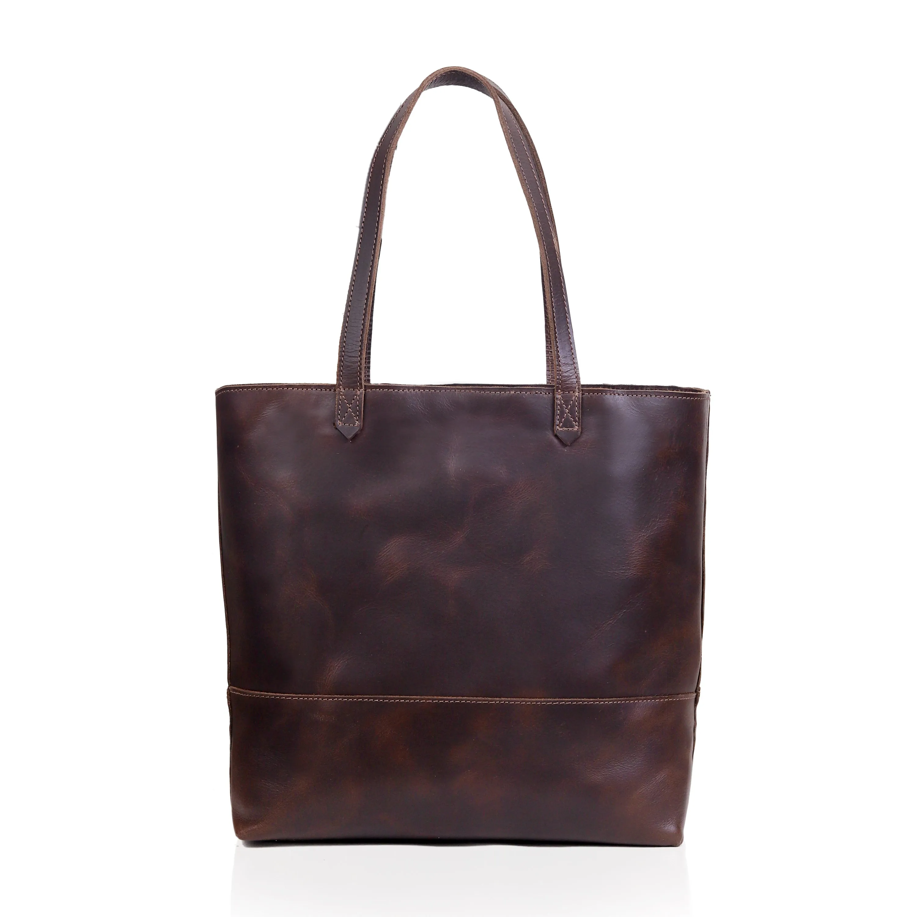 Lila Buffalo Leather Tote Bag