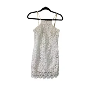 Lilly Pulitzer - Katie Cut-in Daisy Lace Dress - Resort White - 4