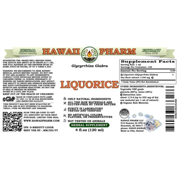 Liquorice (Glycyrrhiza Glabra)