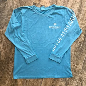 Long Sleeve Rockaway Tee - Bold Blue FINAL SALE