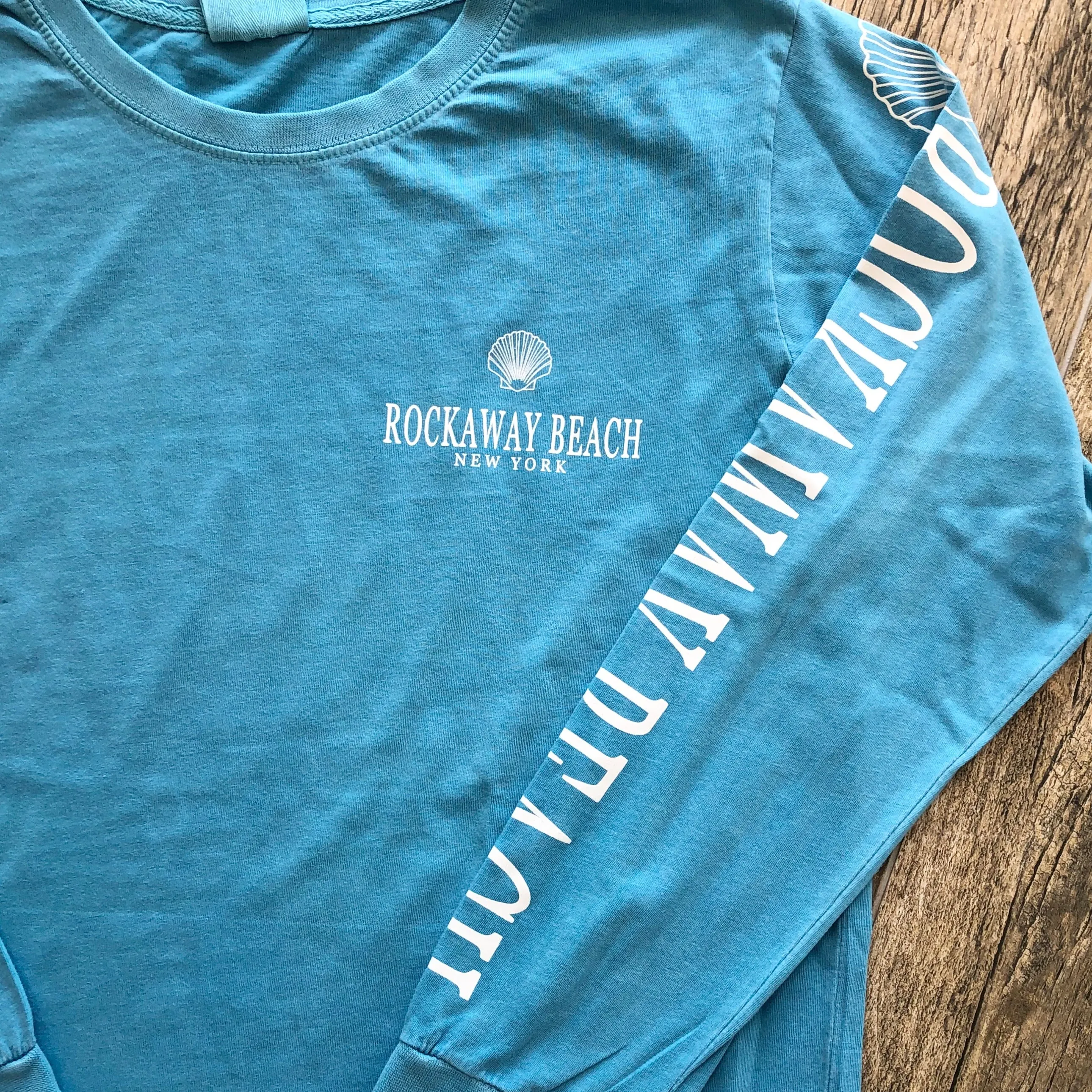 Long Sleeve Rockaway Tee - Bold Blue FINAL SALE