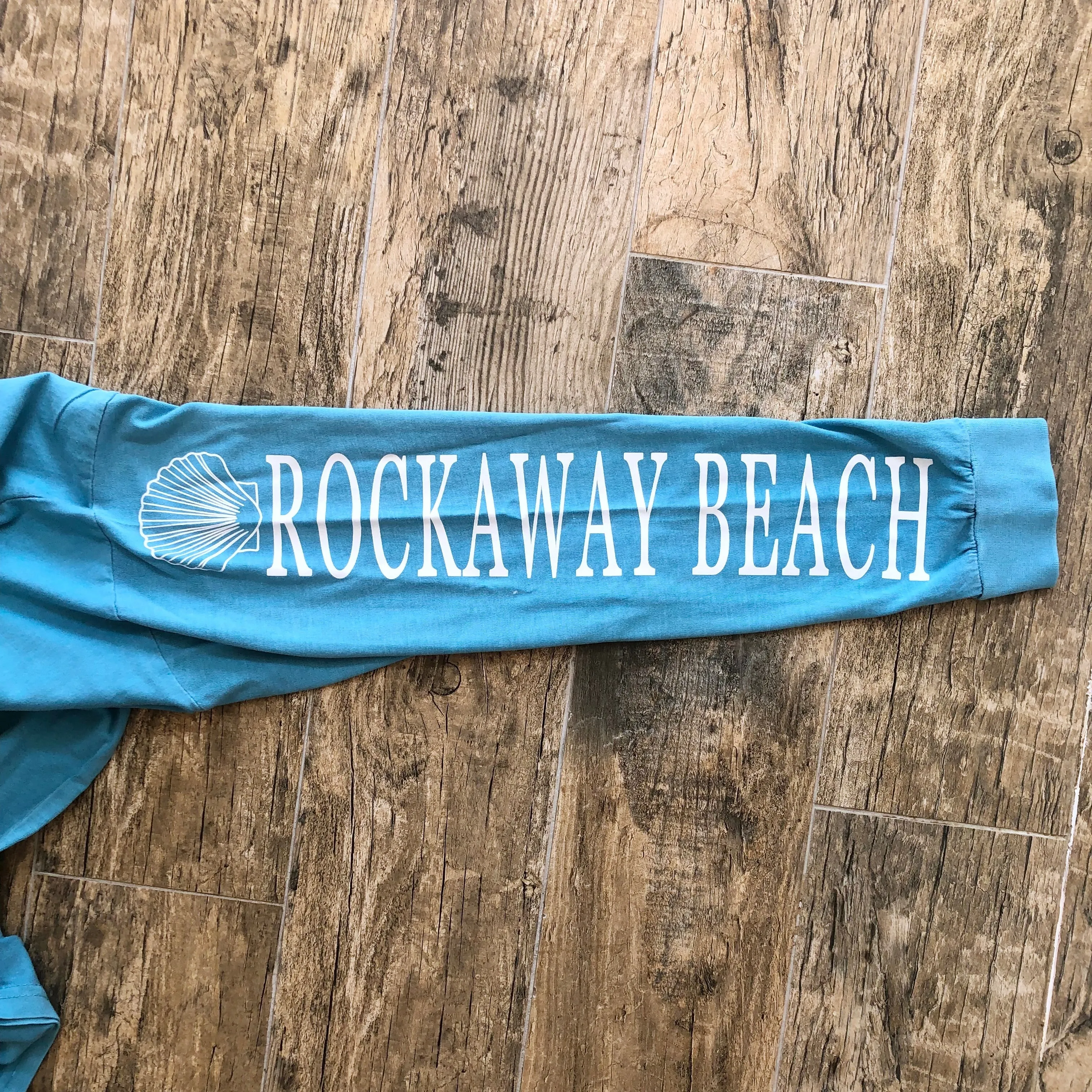 Long Sleeve Rockaway Tee - Bold Blue FINAL SALE